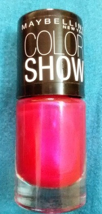 Maybelline Color Show Nail Polish Kiss me Pink 003 Review