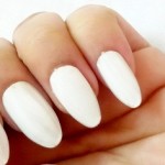 water marble nail art base coat