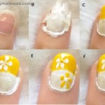 reverse color nail art
