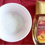 sun tan almond sugar scrub