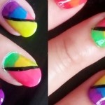 ombre nail design polychromatic (2)