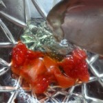 strawberry aloe vera gel face pack