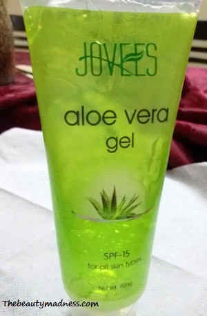 Jovees Aloe Vera Gel With SPF-15 Product Review