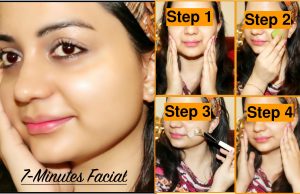 7-Minutes Facial for Clear, Glowy, Whiter & Spotless Skin
