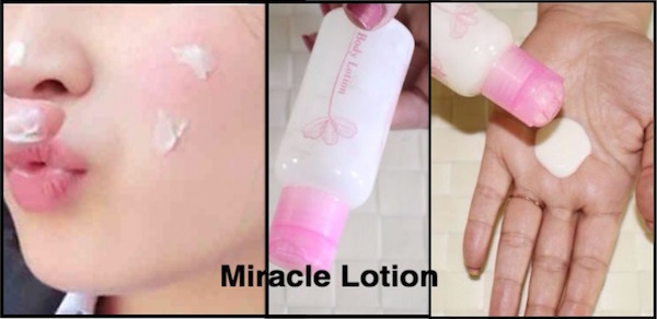 miracle whitening lotion