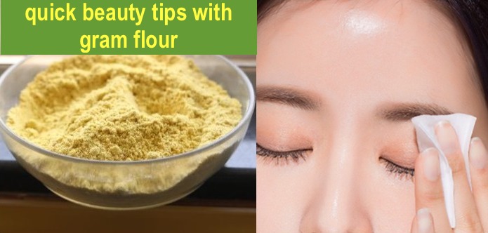 6 quick beauty tips with gram flour!