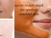 Secret Face Mask shared by my aunt for Young & Spotless skin