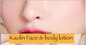 This kaolin face & body lotion can lighten & brighten your skin naturally!