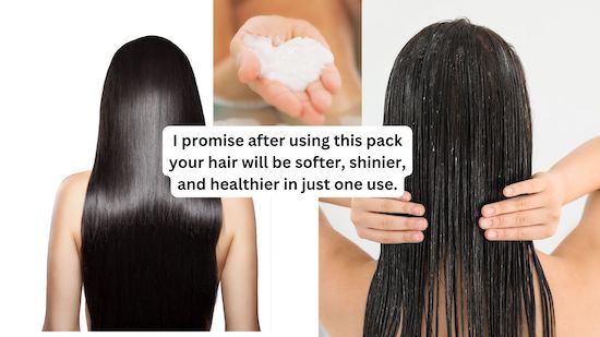 Just with 1 use your hair will become so soft, smooth and silky you won’t believe