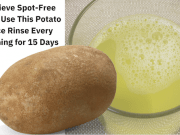 Get Crystal Clear Complexion & Remove Dark Spots with this Potato Skin Rinse Recipe