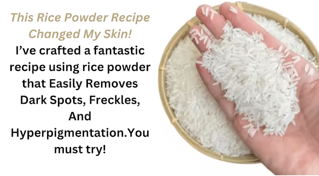 Rice Polishing Oil Powder Easily Removes Dark Spots, Freckles, And Hyperpigmentation